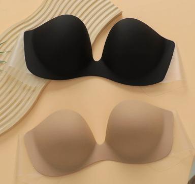 Backless, Osynlig Push-Up BH